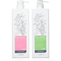 나플라 리라벨 CMC 샴푸 1000ml CMC 헤어 마스크 1000g 세트 [펌프] napla