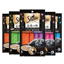 쉬바 멀티 짜먹는 고양이간식 5종택 1 (20P 대용량), 1개, 가다랑어맛 2가지맛(12g20p)