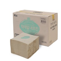 크라운포장 RIO 칵테일넵킨 4800매 갈색 디너 테이블 업소용 핸드타올 식탁매트 식당 카페 음식점 고급 휴지 냅킨