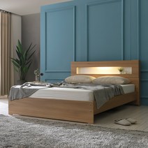 크렌시아 아리스 LED 스탠다드 일반침대 SS/Q (매트제외), 아카시아