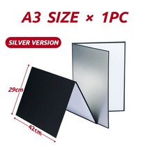[해외] TENWISH V 모양 반사판 촬 촬영반사판 직구, 11.A3 V TYPE SILVER