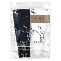키치쥬얼리 리필가능 실리콘 여행용 로션용기, 2개입, Marble