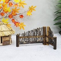 아리공방 대나무 울타리 장식품 전통풍경 시골풍경 촬영소품 울타리장식 계절장식, 대사이즈
