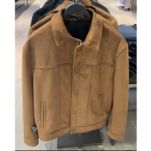 [KYO컴퍼니] ZARA 남성 스웨이드 자켓 심플 버튼 가죽 재킷 2컬러