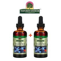 (1+1) 네이쳐스앤서 액상 비타민B12 시아노코발라민 QUIK SORB 60ml 2팩