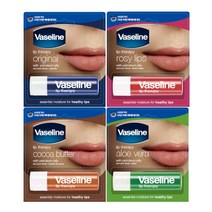 _ 바세린 립케어 4.8g 3개 립밤 립글로즈 스틱형, 로지립스