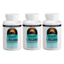 소스내츄럴스 L-아르기닌 1000mg 타블렛 무설탕 글루텐 프리, 100개입, 3개