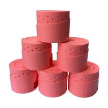 4pcs zarsia zr-04 테니스 오버 그립 배드민턴 테니스 라켓 점성 오버 그립 천공, 055c 오렌지