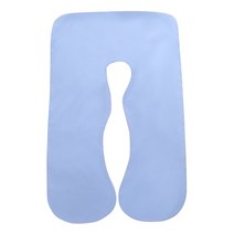 임신 베개 케이스 전신 u 자형 베개 커버 사이드 슬리퍼 임신 여성 수면 지원 출산 베갯잇 지퍼 포함, 파란색 베갯잇, 70x130cm 베갯잇, 협력사