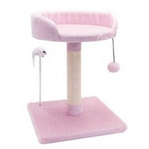 원반 캣타워 소형, 핑크, 1개