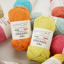 니트러브 etrofil 유기농 오가닉코튼, 28 페일옐로우그린