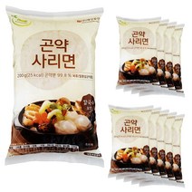 곤약닷컴 곤약 사리면 200g x 10팩 100g당 13kcal, 10개입