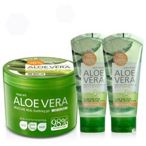 알로에베라 98% 수딩젤 500ml+150gx2개/수분크림, 알로에베라 98% 수딩젤 500ml+15