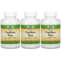 [2+1] NOW Foods 나우푸드 리얼푸드 잔탄 검 170g Xanthan Gum 파우더 분말 가루 비건 3개