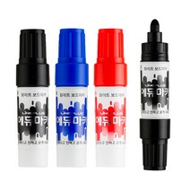 라인플러스 에듀마카 화이트 보드마카 둥근촉 레드, 20개