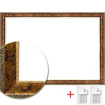 디자인 앤틱골드액자 내경 500x750mm 1000피스 직소퍼즐 사진액자 걸이형, 앤틱골드 (500x750mm)+벽걸이용 꼭꼬핀2개