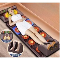전신마사지기 부모님 안마기 매트 선물, (가죽버전) 발+전신/탈착베개 +6버튼+에어