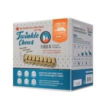 트윙클츄 L 큰사이즈 강아지덴탈껌, 5박스, 600g