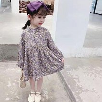 키즈여아 플라워원피스 어린이집등원룩 [1006]