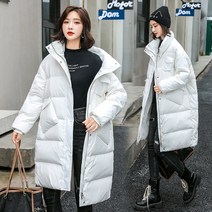 【DF】유럽 역 재킷 여성 겨울 새로운 한국어 스타일 스탠드 칼라 따뜻한 느슨한 포켓 자켓 짧은 코트