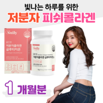 콜라겐 피쉬 글루타치온 올인원 초저분자 피쉬 콜라겐 글루타치온 효모 300 달톤 히알루론산 엘라스틴 밀크세라마이드 L 시스틴 홈쇼핑 프리미엄 영양제 성분 효능 가격 비교, 1박스, 500mg x 60정 (하루 2정), 60정