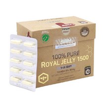 SPH 뉴질랜드 로얄제리 1 500mg 10HDA 6%-30mg 180캡슐 생로얄제리 꿀벌화분, 1box