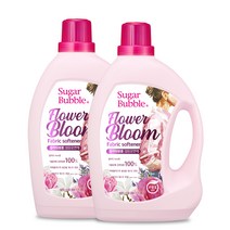 슈가버블 친환경 섬유유연제 플라워블룸, 2개, 3L