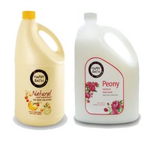 해피바스 촉촉 피어니 모이스처 바디워시 4200ml / 리필 대용량, 피어니모이스처
