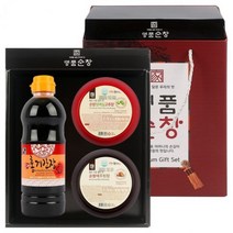 간장 일본간장 명품 순창 프리미엄 선물세트1호(순창 홍게간장500ml+순창청매실고추장500g+순창메주된장500g) 별의별굿즈, 핑크솔트+홍게간장세트