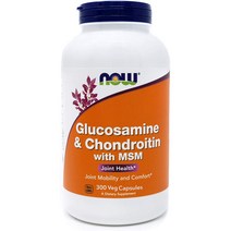 나우푸드 글루코사민 콘드로이틴 MSM 300캡슐 프리미엄조인트 GLUCOSAMINE