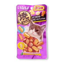 캣간식 야끼믹스 가다랑어 치킨 오징어스프 25g 먼치킨 아비시니안 맛있는 아메리칸쇼트헤어 페르시안 랙돌