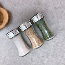 모던 양념병 소스병 앙념통 깨 소금 고추가루 조미료 유리 병 용기 공병 유리양념병