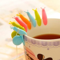 다옴하우스 달팽이 실리콘 티백홀더 티웨어 티백걸이 스트링(5P)