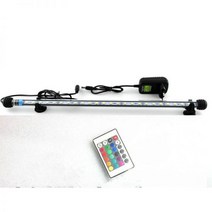 원격제어 48cm 24led 5050SMD 라이트 바 잠수정 스트립 잠수함 램프 여러 가지 빛깔의 RGB 수족관 어항 튜브 방수