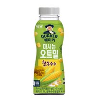 칠성 쉐이크 아침 식사 대용 퀘이커 마시는 오트밀 찰옥수수 건강식 간편식 식단조절 선식 50G 10개, 2세트