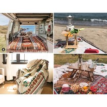 인디언 소울 텐트 매트 차크닉 차박 캠핑 이너 매트 블랭킷 담요, 10.체나할레