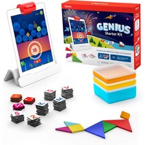 Osmo - iPad용 Genius 스타터 키트 - 5가지 교육 학습 게임 - 6-10세 - 수학 철자법 창의력 &amp; 더, 한개옵션0