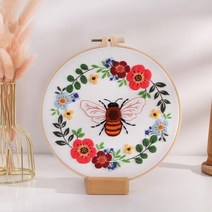 DIY 자수 키트 배터리 인쇄 패턴 초보자용 크로스 스티치 세트 바느질 후프 수제 예술 공예, NO HOOP kit, D