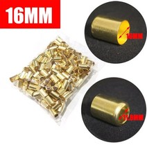 호스 압착기 20pcs 고압 파이프 압착 액세서리 11-16mm 황동 파이프 커넥터 호스 압착 도구 구리 슬리브 파이프 배기 커넥터, 16mm 20개