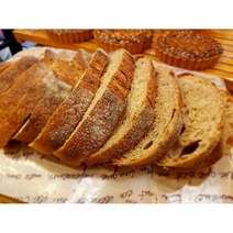 [김경오빵집] 유기농 100% 통밀빵, 통밀식빵 2개 컷팅 (570g)