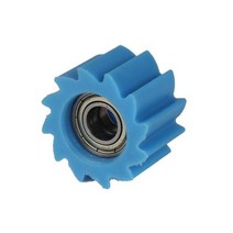 오토바이 계기판 LED 속도계 미터기 바이크 드라이브 체인 롤러 텐셔너 도르래 휠 슬라이더 가이드 Motocross 먼지 핏 자전거 Atv EXC SXF CRF CR KLX YZF, sky-blue 10mm