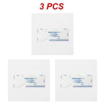 휴대용 내구성 알루미늄 공구 간단한 정밀 두께 게이지 수동 클리어 패치워크 눈금자 편리한 금속 견고, 10 02 3pcs