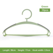 의류 걸이 의류 건조 드레스 코트 정리 랙, Green_5pcs, Green