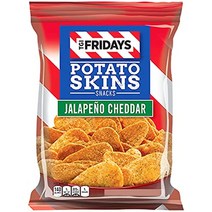 TGI Fridays 포테이토 스낵 파티 바이츠 파퍼 TGIF 6 봉지 감자 껍질 할라피뇨 체다