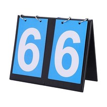 스코어 점수판 카운터 보드 운동 경기 시합 탁구 농구를 위한 234 자리 휴대용 플립, 2자리 점수판