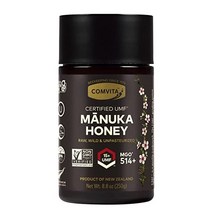 Comvita 인증 UMF 15+ (MGO 514+) 뉴질랜드 #1 생 마누카 꿀 슈퍼푸드 프리미엄 등급 GMO 프리 249.5g(8.8온스)