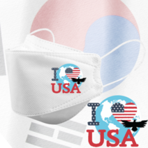 인쇄마스크 세계국기 여행 마스크 25매 모델명 wta_2 KF94 3D입체형
