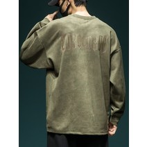 공용 벨룩스 프렌치테리 스탠다드 클럽 크루 남성 라운드 맨투맨 오버핏 남자긴팔티