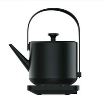 Zhijing 전기 주전자 304 스테인레스 스틸 1200W 빠르게 끓는 주전자(Black), 1000ml, 검은색