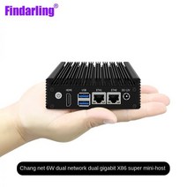 미니피씨 미니컴퓨터 미니PC N300/N3160/N3700 미니 호스트 6W 저전력 소비 X86-P1 소프트 라우팅 쿼드 코어 스레드, DDR 8GB SSD 128GB, 미국, N3160